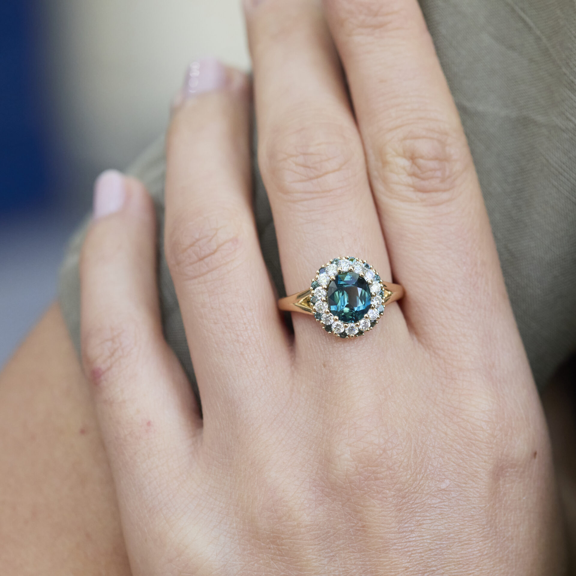 Bague Colombo - Saphir Teal 2.02 carats – Image 2