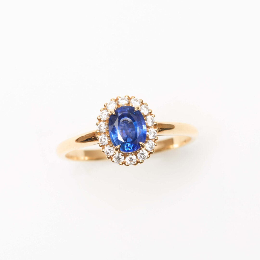 Bague Saphir Bleu