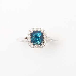 Bague Jaffna - Saphir Teal Indigo 1.61 carats