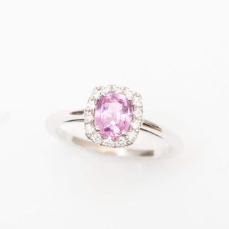 Bague Jaffna - Saphir Rose 0.80 carats