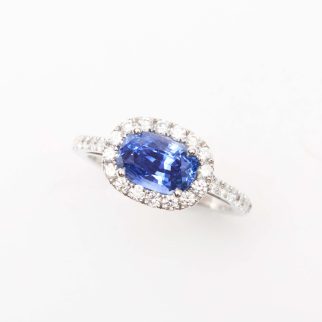Bague Jaffna - Saphir Vivid Blue 2.12 carats