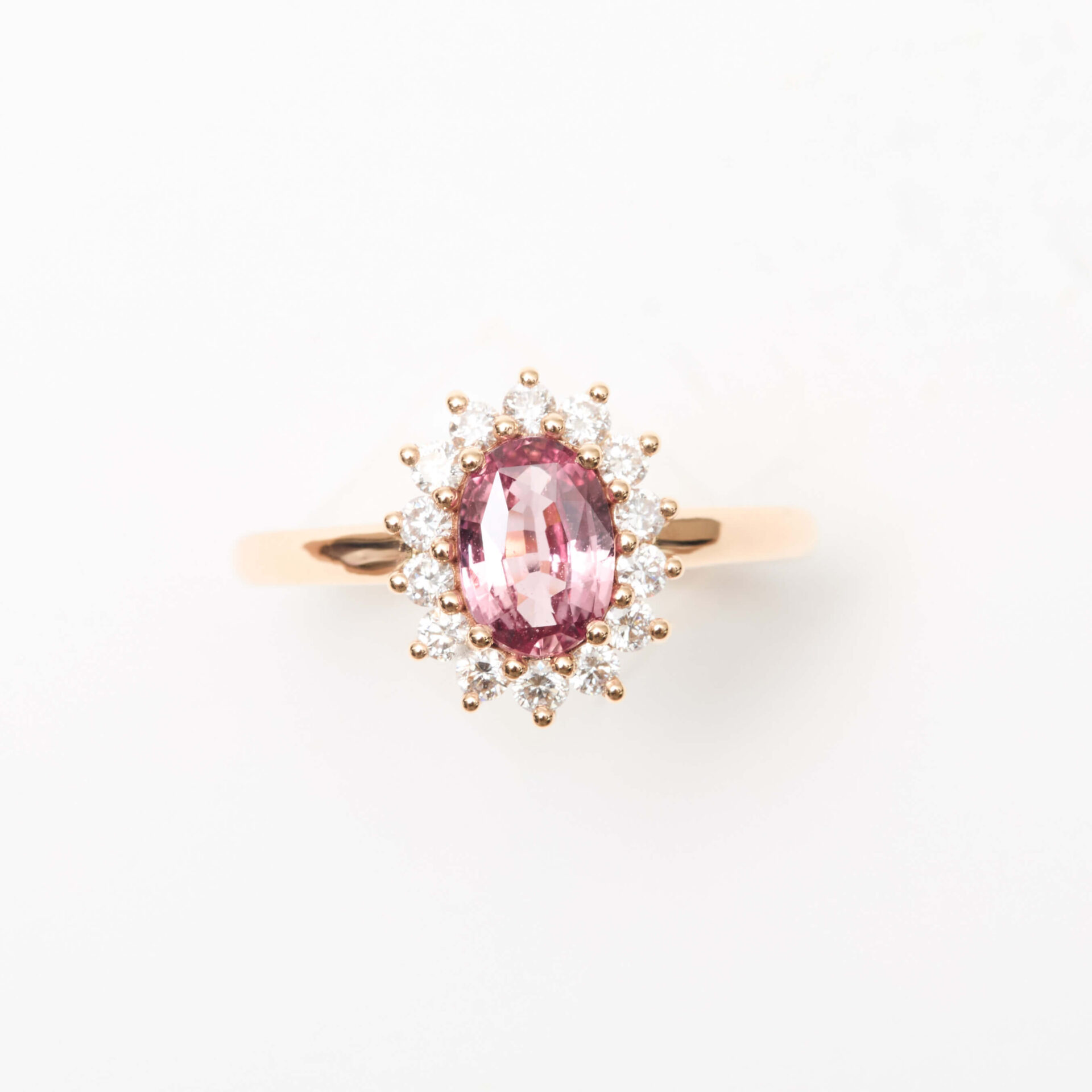 Bague Ella - Saphir Padparadscha 1.01 carats