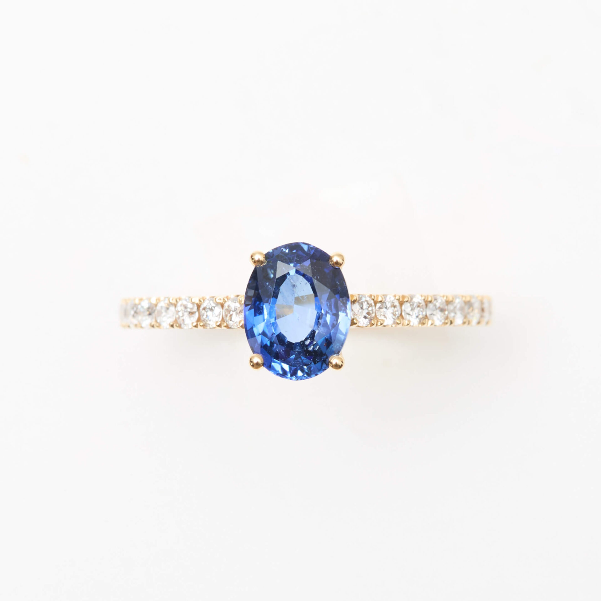 Bague Trinco - Saphir Vivid Blue 1.25 carats