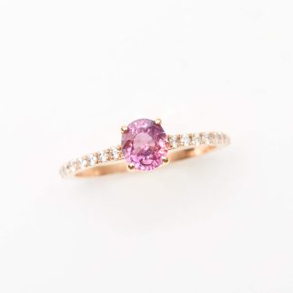 Bague Trinco - Saphir intense pink 1.01 carats