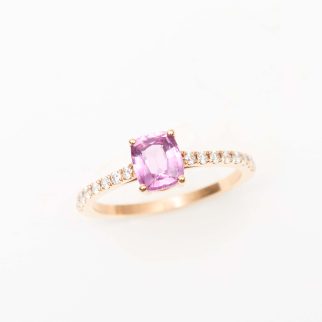 Bague Trinco - Saphir Vivid Pink 1.00 carats
