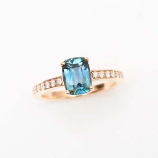 Bague Trinco - Saphir Teal 2.16 carats