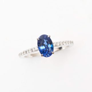 Bague Trinco - Saphir Vivid Blue 1.72 carats
