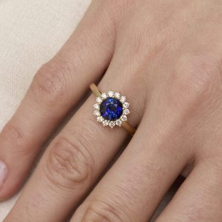 Bague Ella - Saphir Royal Blue 1.55 carats