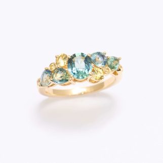 Bague Constellation - Saphir Teal 2.77 carats