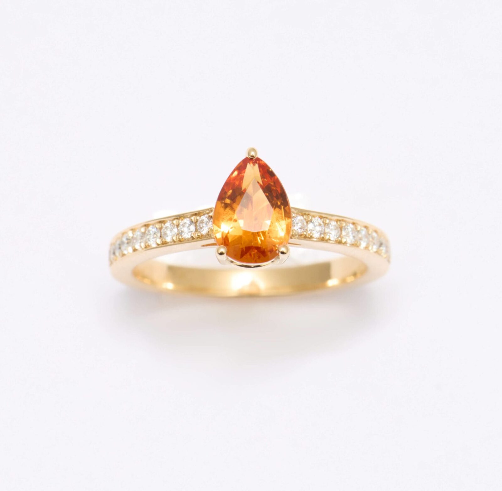 Bague Trinco - Grenat Mandarin 1.11 carats