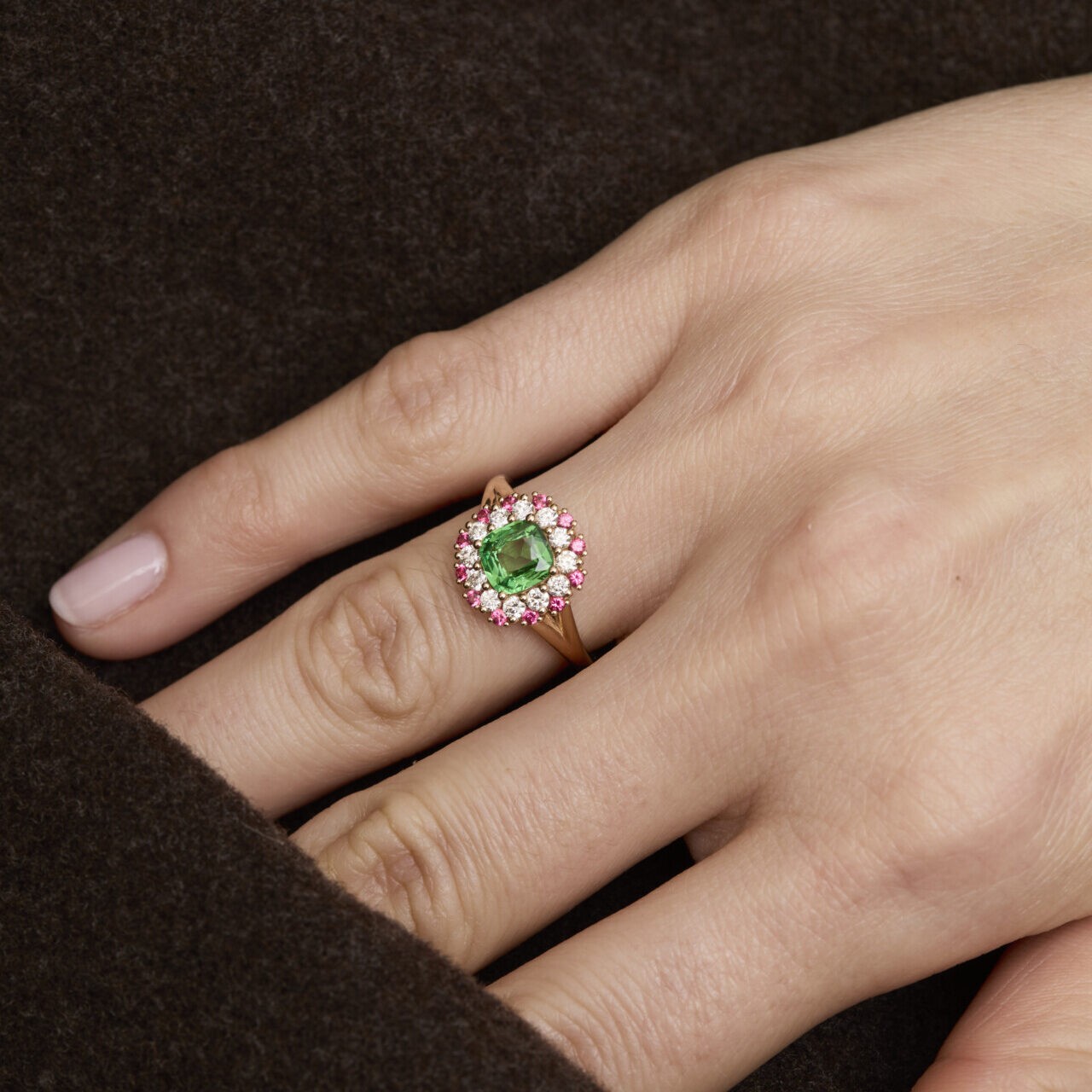 Bague Colombo - Tsavorite 1.11 carats – Image 2