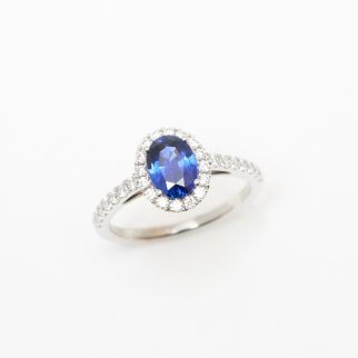 Bague Jaffna - Saphir Peacock 1.25 carats