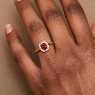 Bague Jaffna - Spinelle Rouge 0.80 carats