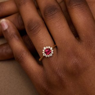 Bague Diane - Spinelle Rouge 0.69 carats