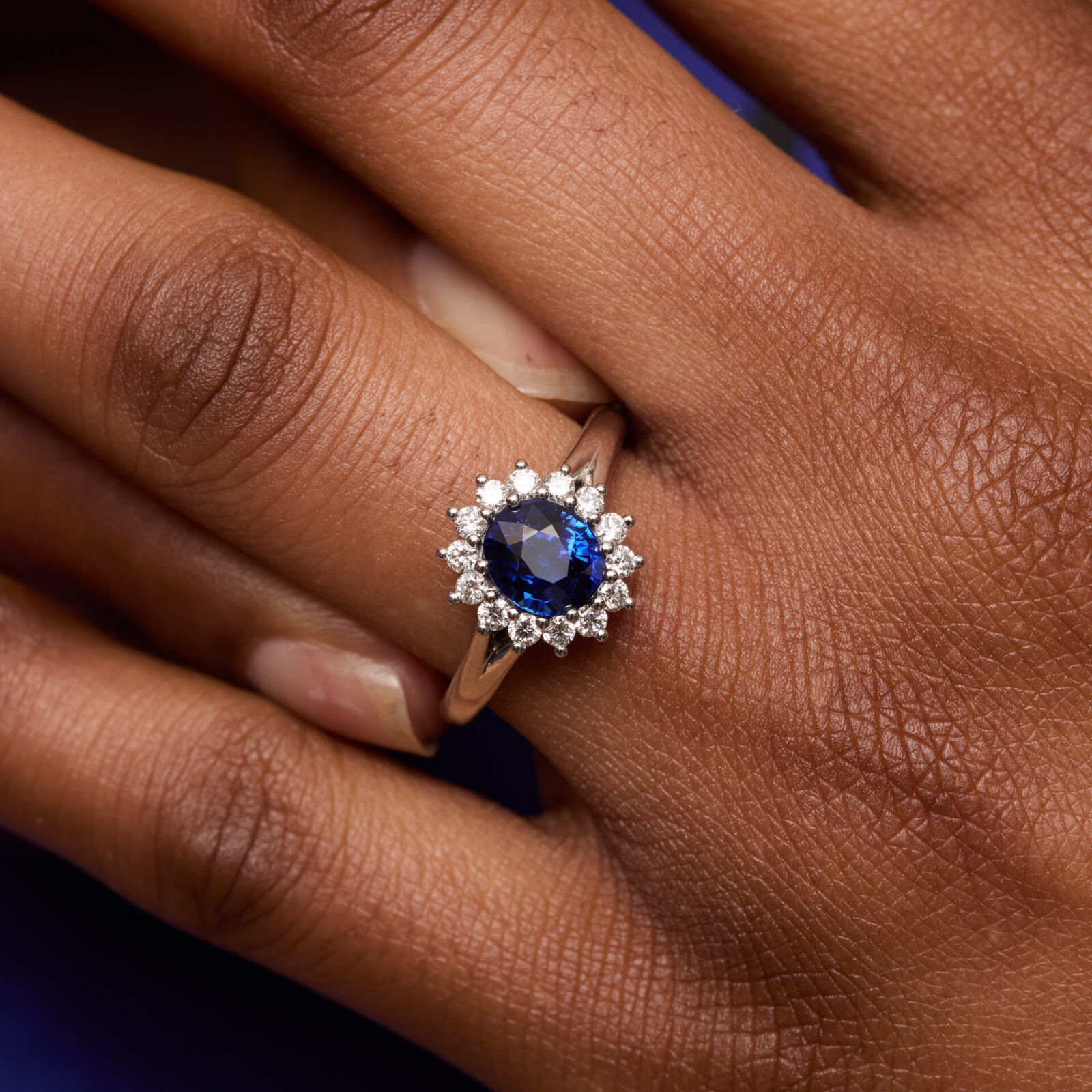 Bague Ella - Saphir Peacock 1.50 carats – Image 2