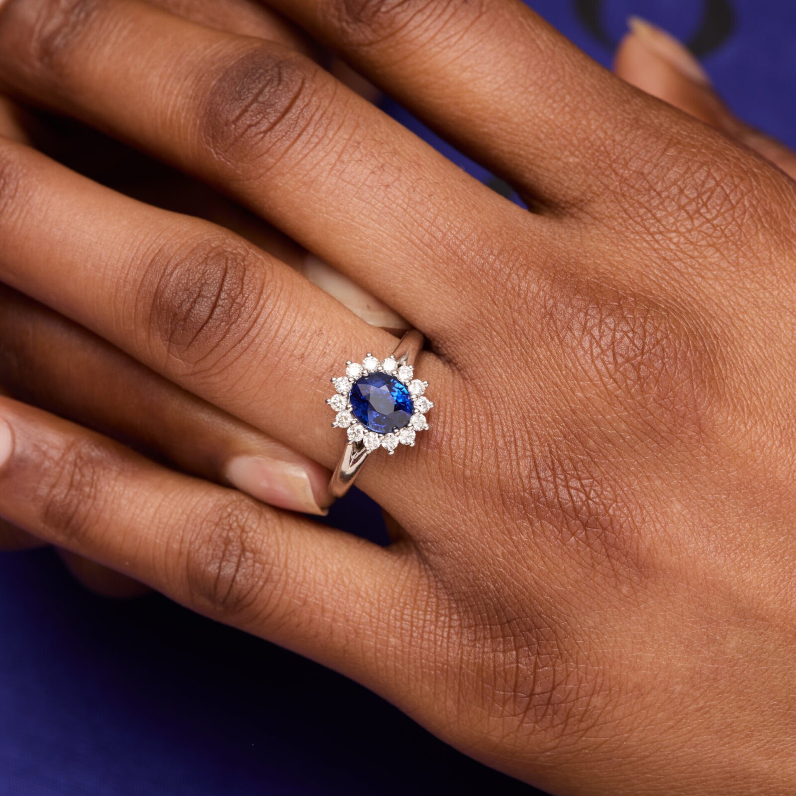 Bague Ella - Saphir Peacock 1.50 carats – Image 3