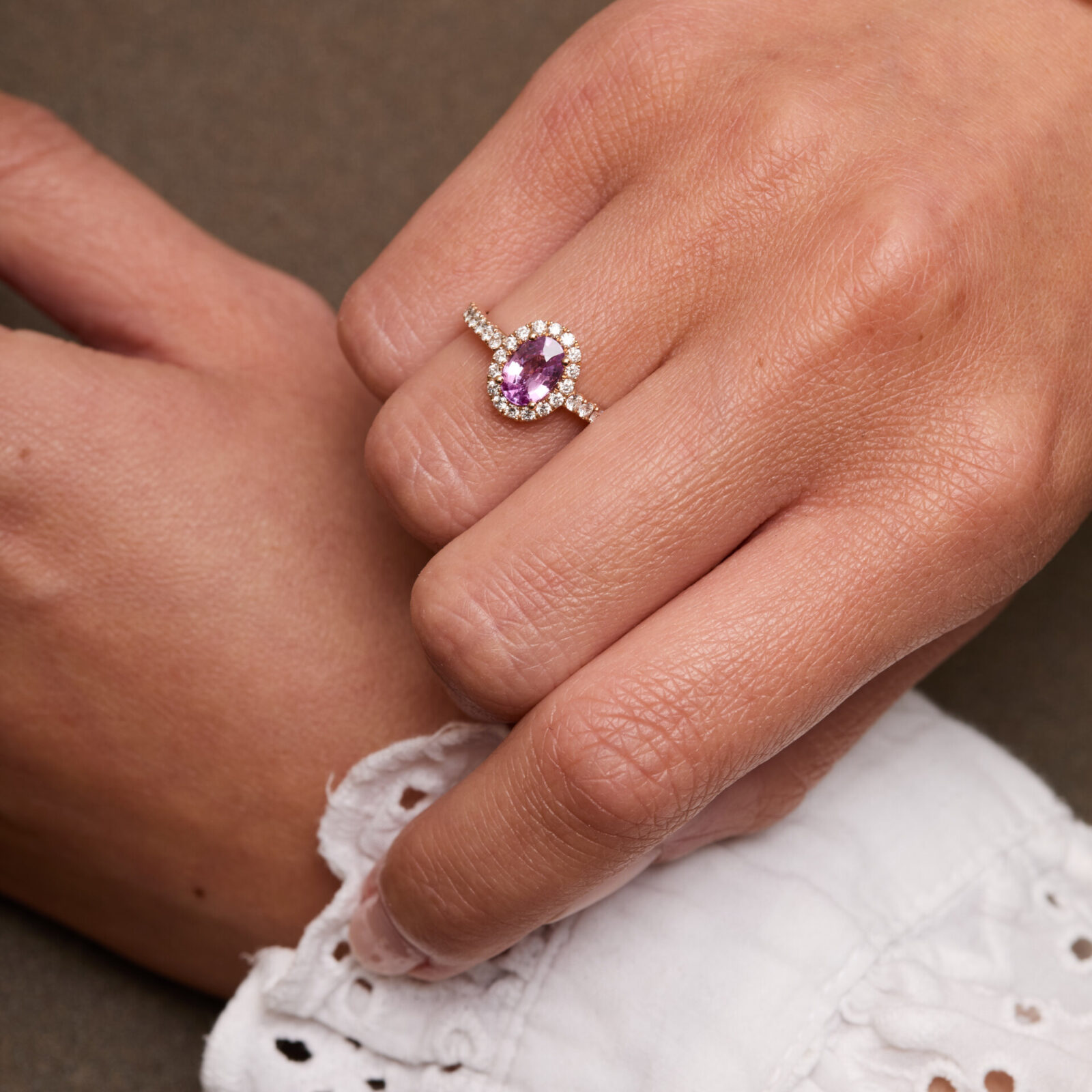 Bague Jaffna - Saphir Rose 0.90 carats – Image 2