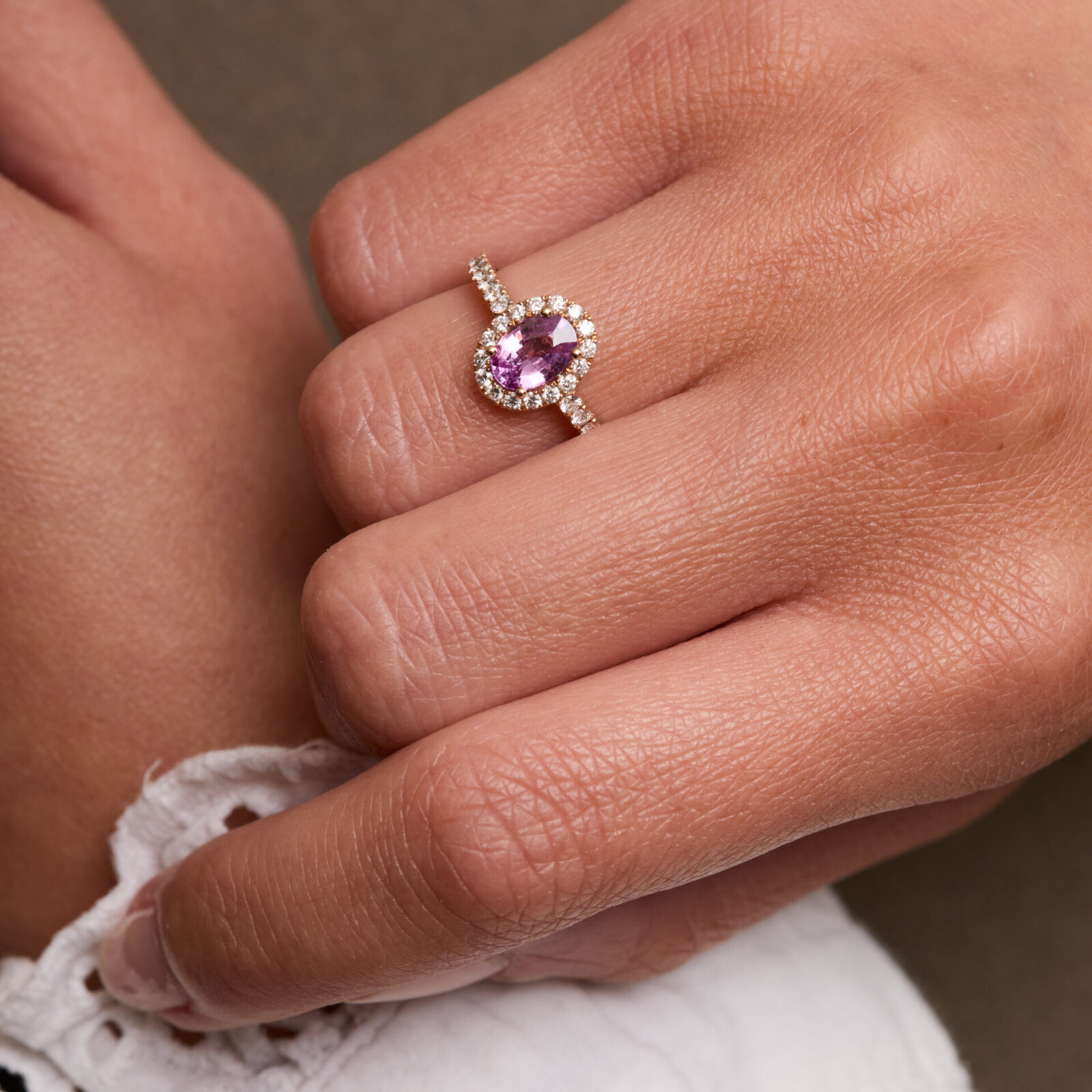 Bague Jaffna - Saphir Rose 0.90 carats – Image 3