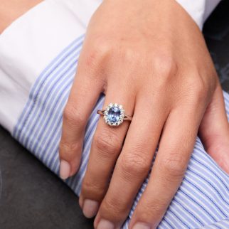 Bague Matara - Saphir Cornflower 2.22 carats