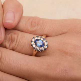 Bague Colombo - Saphir Cornflower 1.40 carats