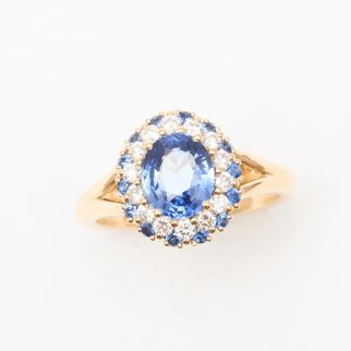 Bague Colombo - Saphir Cornflower 1.57 carats