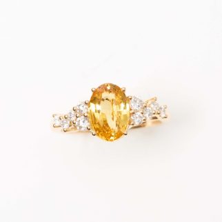 Bague Horana - Saphir Jaune 2.54 carats