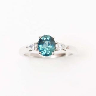Bague Elahera - Saphir Teal 1.60 carats