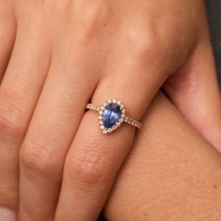 Bague Jaffna - Saphir Cornflower 1.74 carats