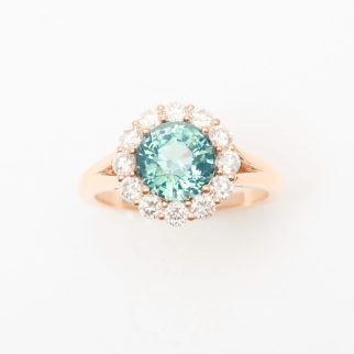 Bague Matara - Saphir Teal 2.58 carats