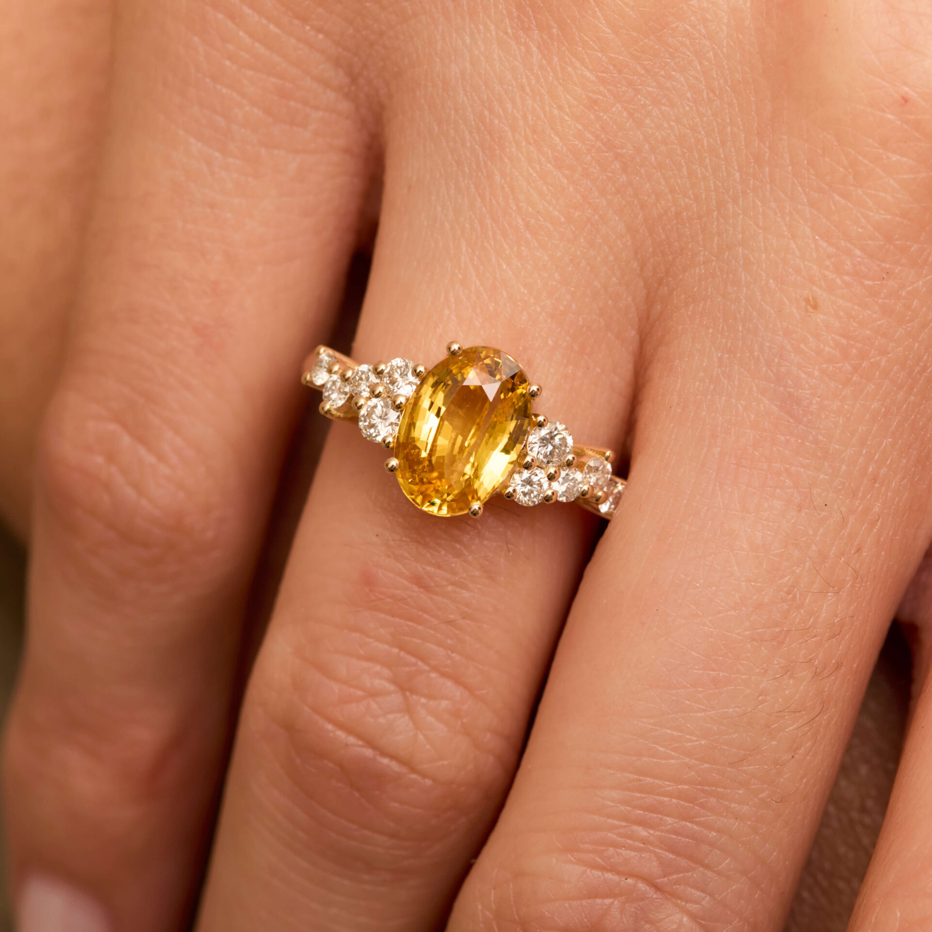Bague Horana - Saphir Jaune 2.54 carats – Image 2