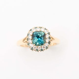 Bague Colombo - Saphir Teal 1.57 carats