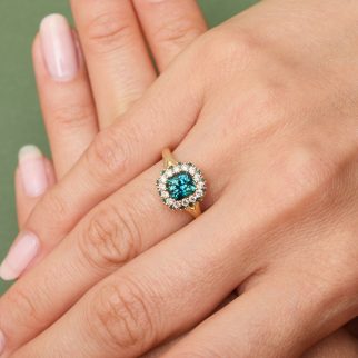 Bague Colombo - Saphir Teal 1.57 carats