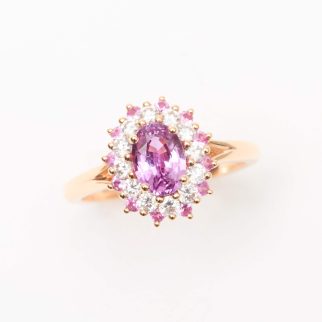 Bague Colombo -Saphir Rose 1.14 carats