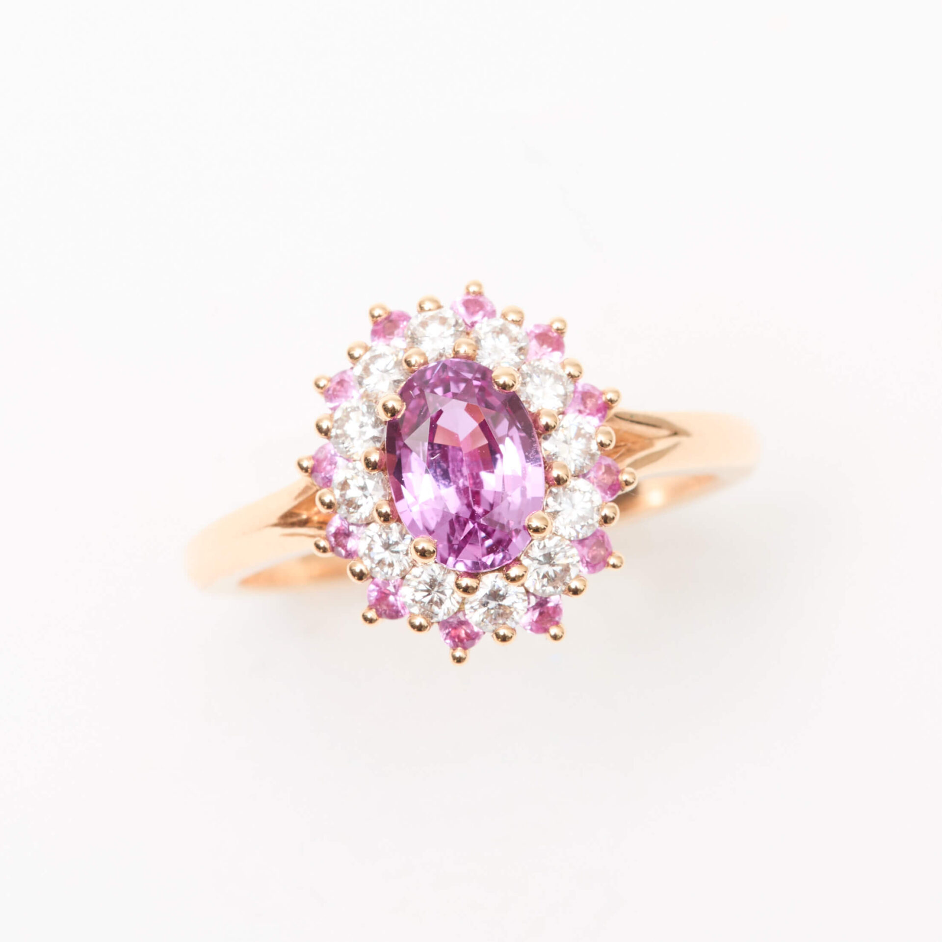 Bague Colombo -Saphir Rose 1.14 carats