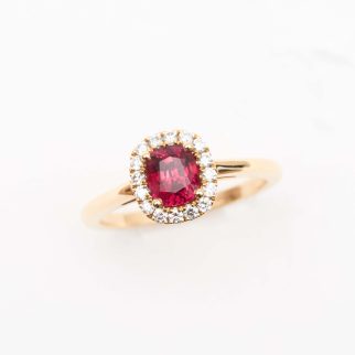 Bague Jaffna - Spinelle Rouge 0.80 carats