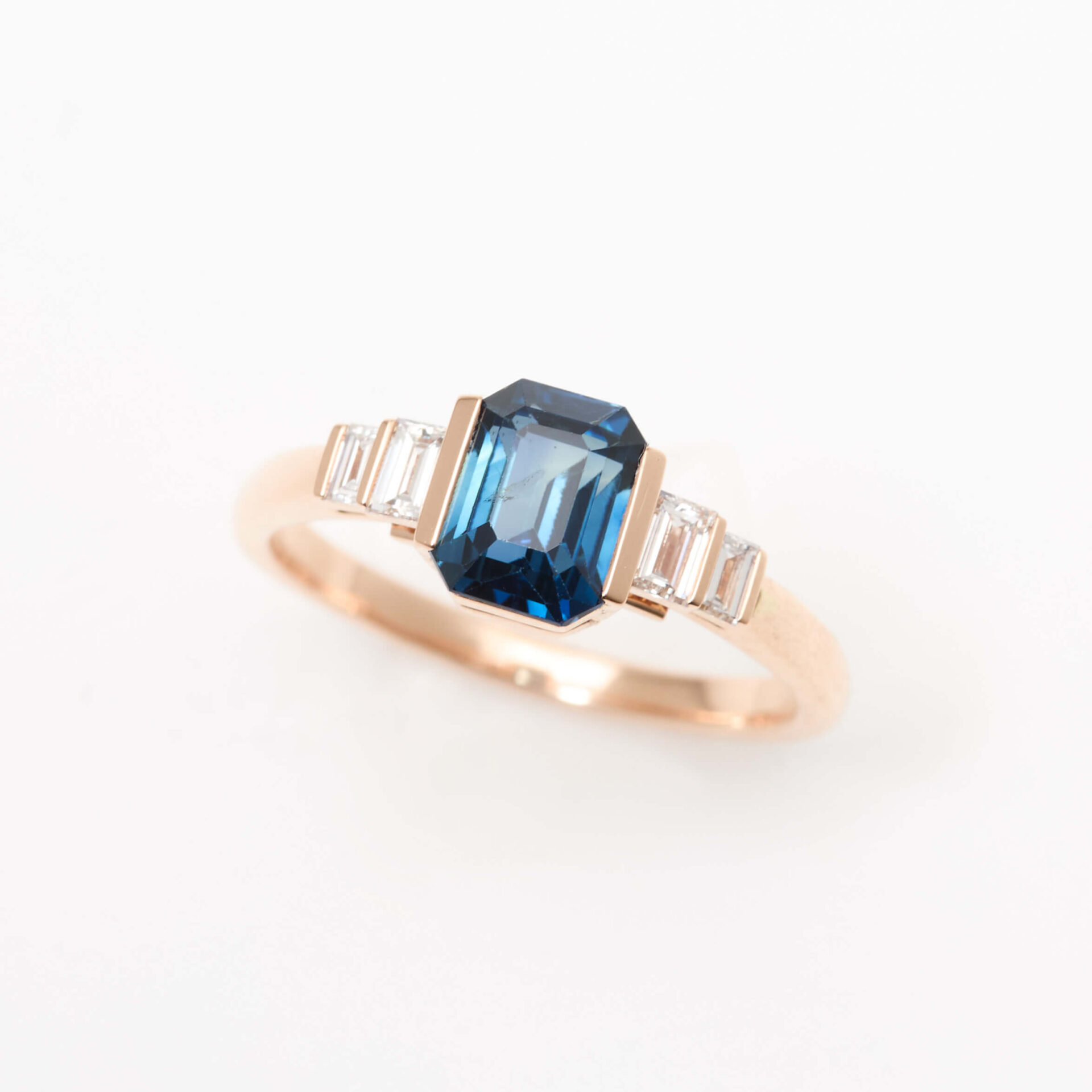 Bague Saphir Teal