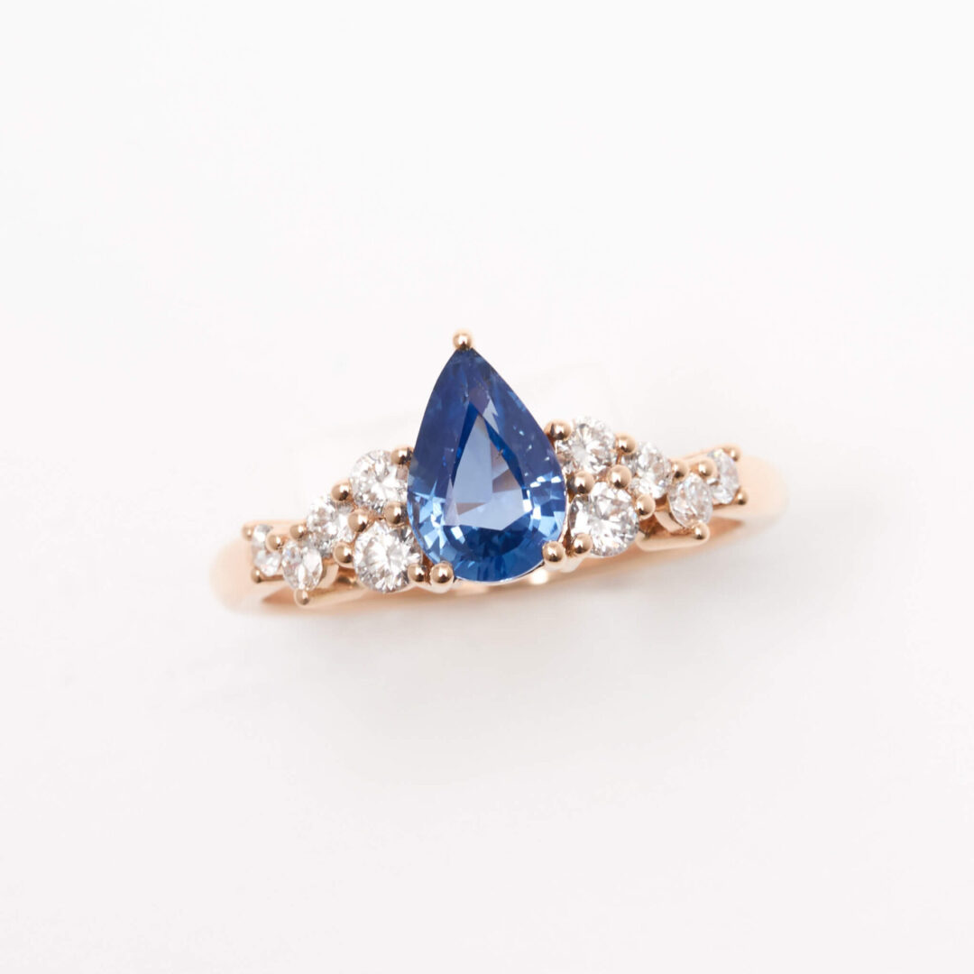 Bague Saphir Teal