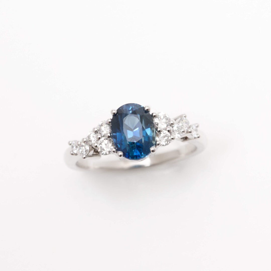 Bague Saphir Teal