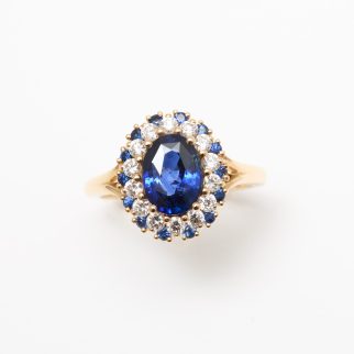 Bague Colombo - Saphir Peacock 2.06 carats