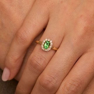 Bague Lily Matara - Tsavorite 0.57 carats
