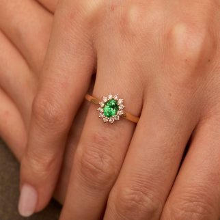 Bague Lily Ella - Tsavorite 0.57 carats