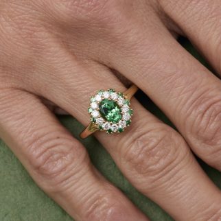 Bague Colombo - Tsavorite 0.79 carats