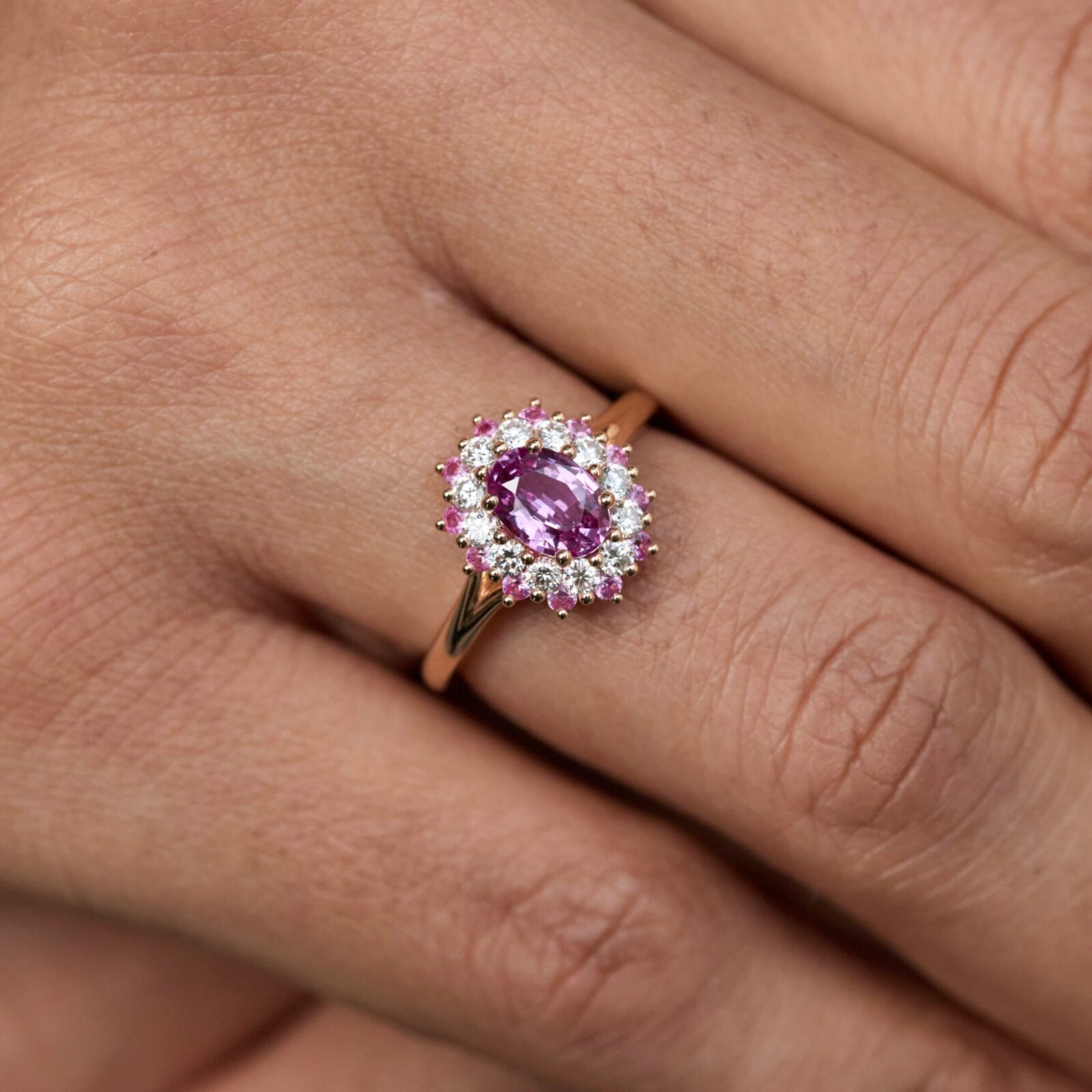 Bague Colombo -Saphir Rose 1.14 carats – Image 2