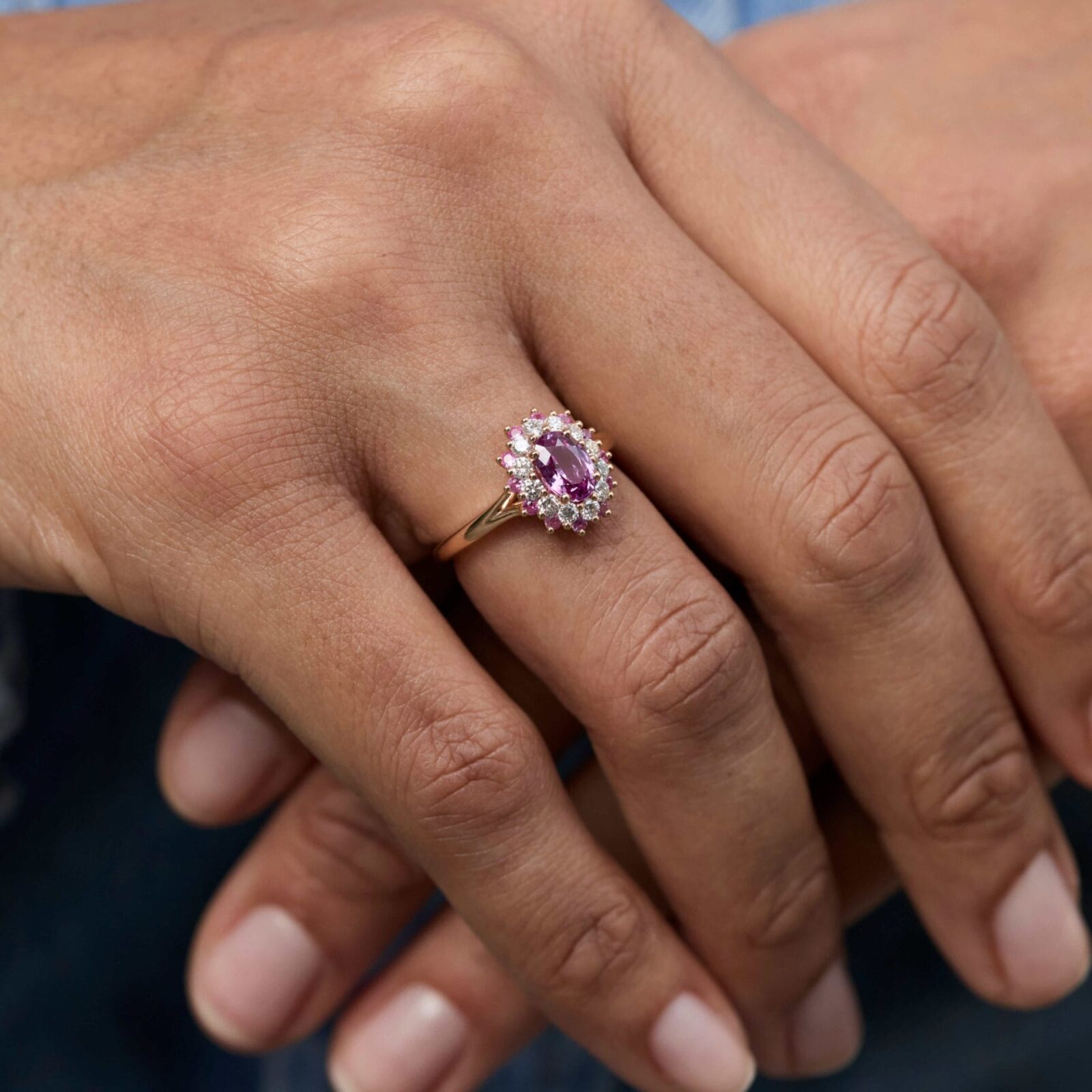 Bague Colombo -Saphir Rose 1.14 carats – Image 3