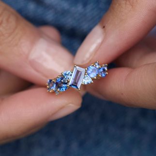 Bague Constellation - Saphir Cornflower 1.94 carats