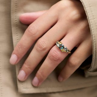 Bague Constellation - Saphir Teal 2.77 carats