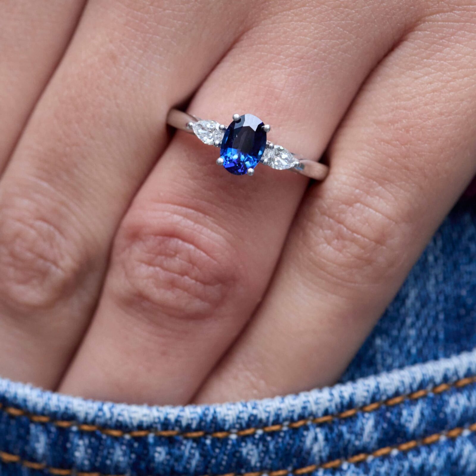 Bague Elahera - Saphir Peacock 1.16 carats – Image 2