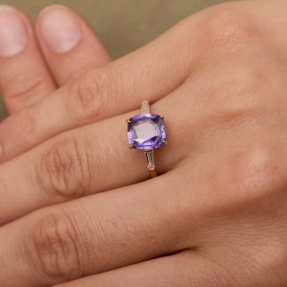 Bague Elahera - Saphir Violet 2.92 carats
