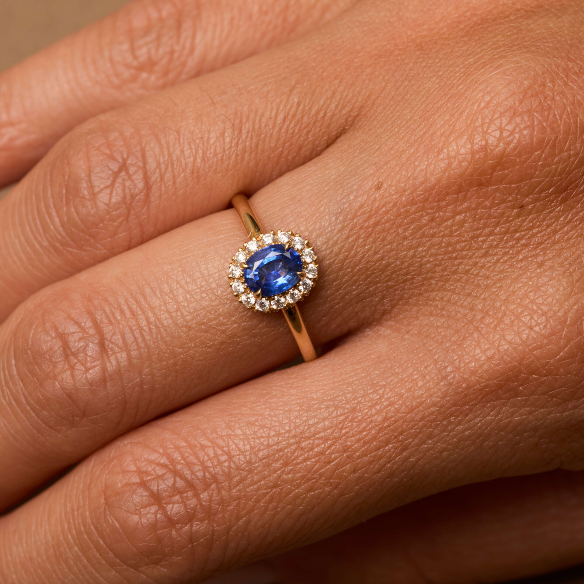 Bague Saphir Bleu