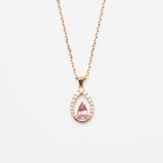 Collier Devi - Saphir Padparadscha 0.60 carats